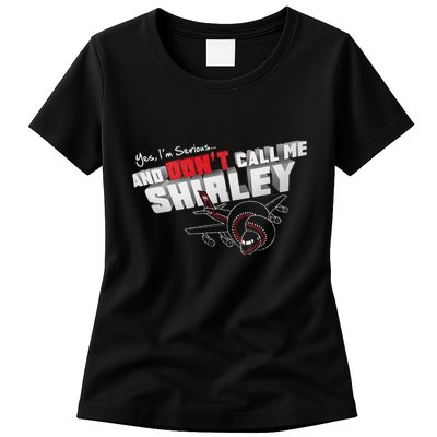Airplane DonT Call Me Shirley Womens T-Shirt