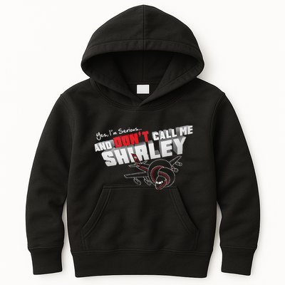 Airplane DonT Call Me Shirley Kids Hoodie