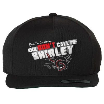 Airplane DonT Call Me Shirley Wool Snapback Cap