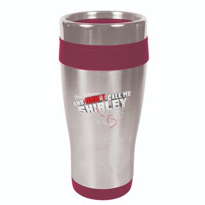 Airplane DonT Call Me Shirley 16oz Travel Tumbler