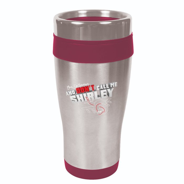 Airplane DonT Call Me Shirley 16oz Travel Tumbler