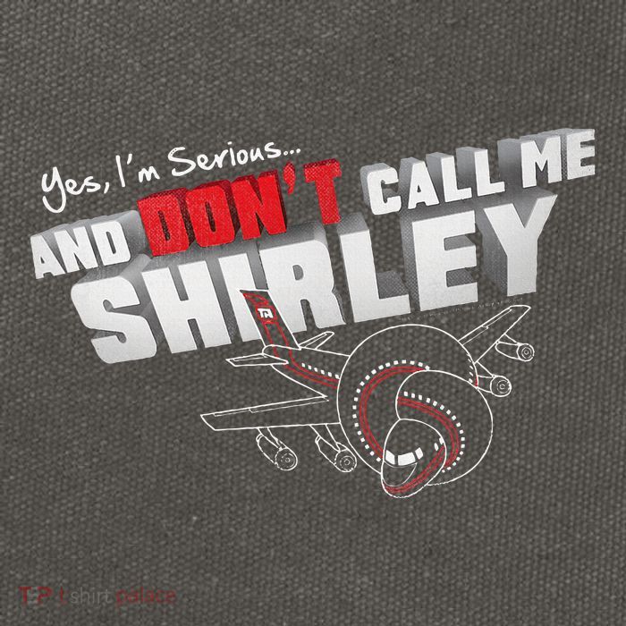 Airplane DonT Call Me Shirley Cotton Canvas Backpack