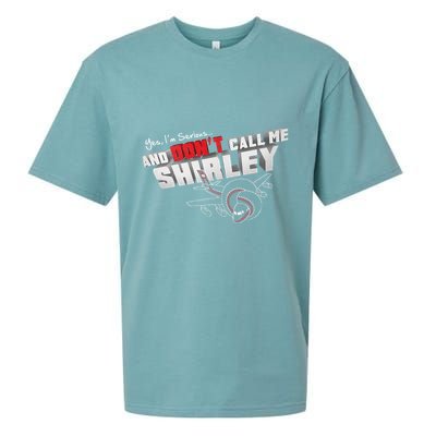 Airplane DonT Call Me Shirley Sueded Cloud Jersey T-Shirt