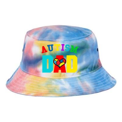 Autism Dad Cool Gift Dad Autism Awareness Meaningful Gift Tie Dye Newport Bucket Hat