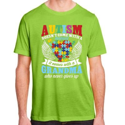 Autism Doesn’T Come With A Manual It Comes With A Grandma Adult ChromaSoft Performance T-Shirt