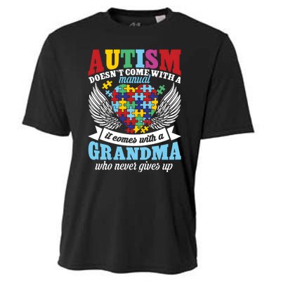 Autism Doesn’T Come With A Manual It Comes With A Grandma Cooling Performance Crew T-Shirt