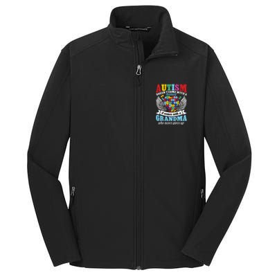 Autism Doesn’T Come With A Manual It Comes With A Grandma Core Soft Shell Jacket