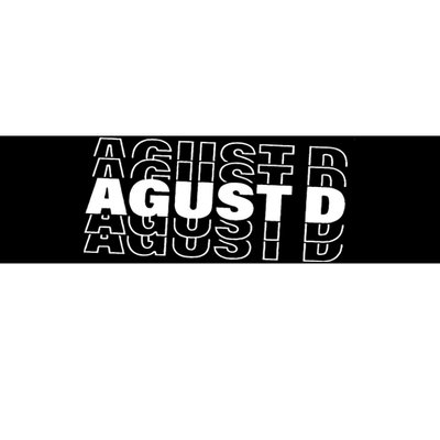 Agust D Concert Korean Group Bumper Sticker