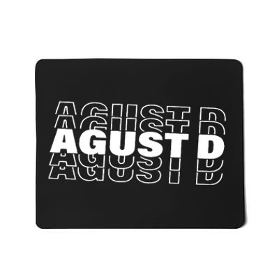 Agust D Concert Korean Group Mousepad