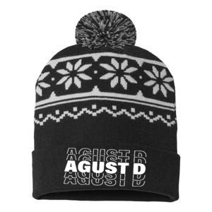 Agust D Concert Korean Group USA-Made Snowflake Beanie