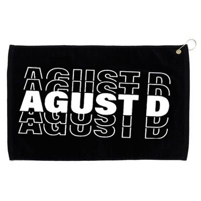 Agust D Concert Korean Group Grommeted Golf Towel