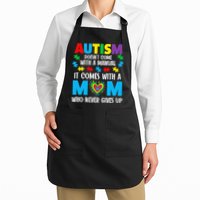 Autism Doesnt Come With A Manual Full-Length Apron With Pockets