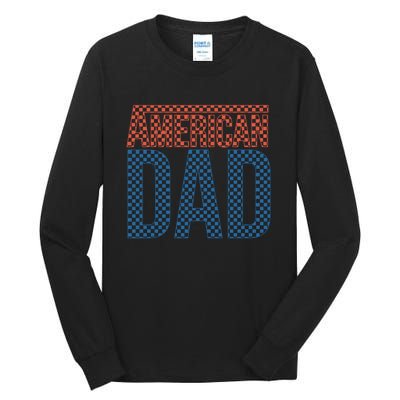 American Dad Checkered Tall Long Sleeve T-Shirt