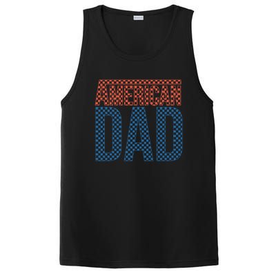 American Dad Checkered PosiCharge Competitor Tank