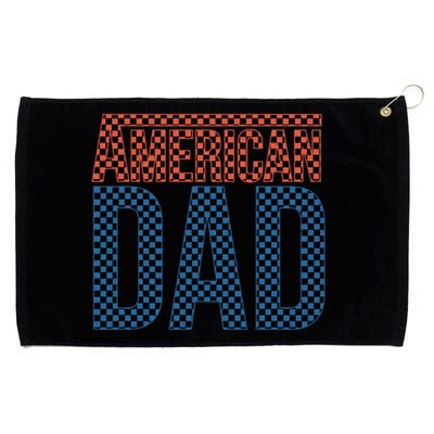 American Dad Checkered Grommeted Golf Towel