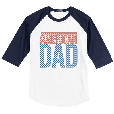 American Dad Checkered Baseball Sleeve Shirt