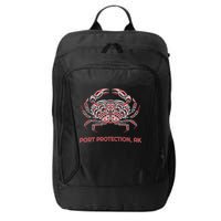 Alaska Dungeness Crab Port Protection City Backpack
