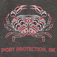 Alaska Dungeness Crab Port Protection Vector Backpack
