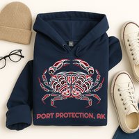 Alaska Dungeness Crab Port Protection Hoodie