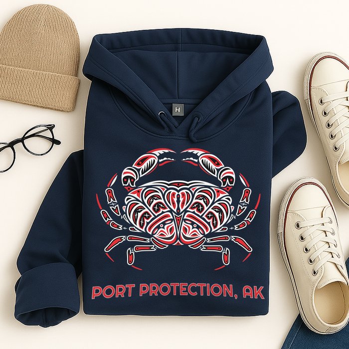 Alaska Dungeness Crab Port Protection Hoodie