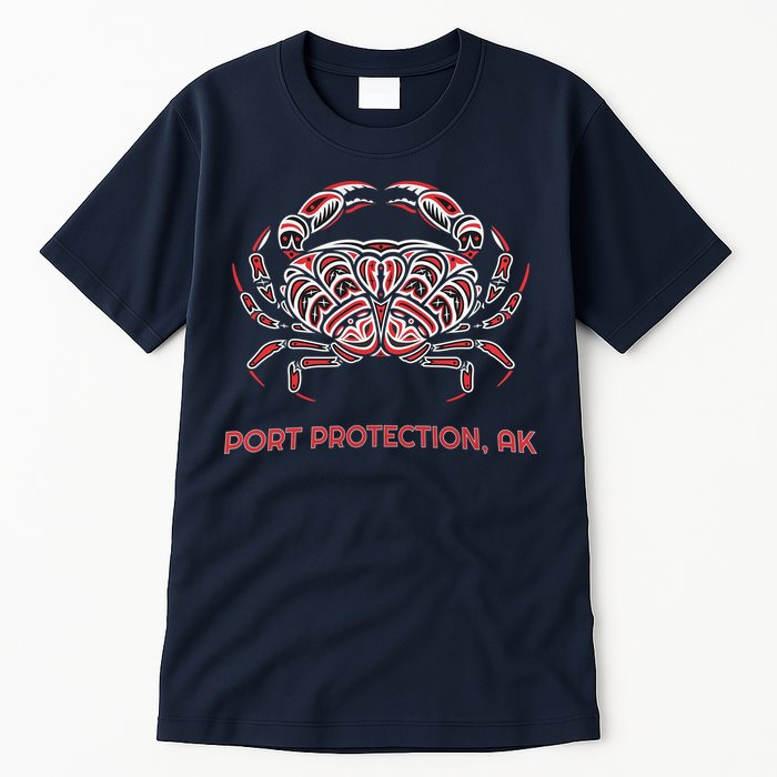 Alaska Dungeness Crab Port Protection Tall T-Shirt