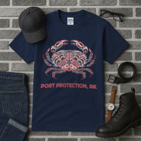 Alaska Dungeness Crab Port Protection Tall T-Shirt