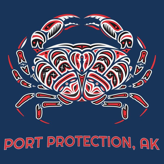 Alaska Dungeness Crab Port Protection Button