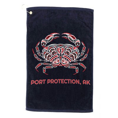 Alaska Dungeness Crab Port Protection Golf Towel