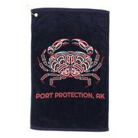 Alaska Dungeness Crab Port Protection Golf Towel