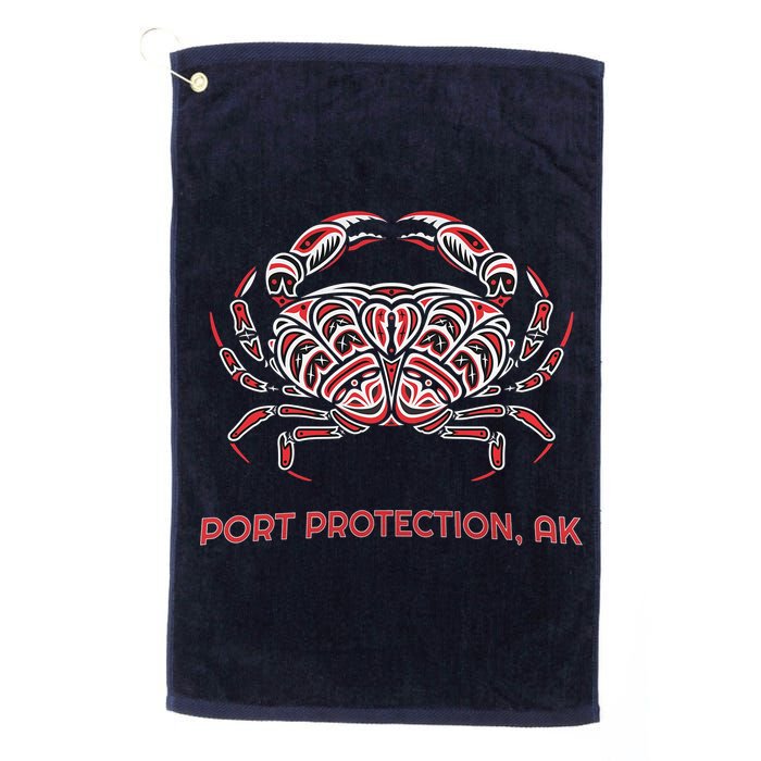 Alaska Dungeness Crab Port Protection Golf Towel