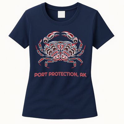 Alaska Dungeness Crab Port Protection Womens T-Shirt