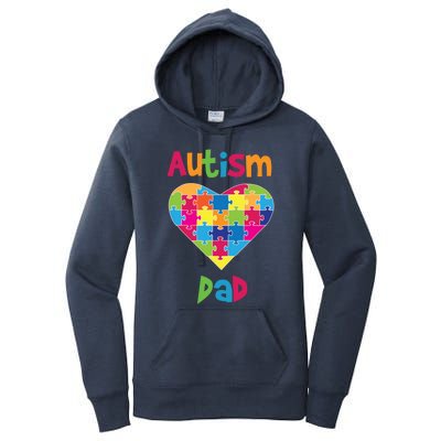 Autism Dad Cute Gift Autism Awareness Cute Gift Proud Parent Father Cute Gift Women's Pullover Hoodie