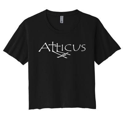 Atticus Double Cross Women's Crop Top Tee