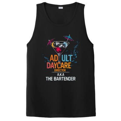 Adult Daycare Director Aka The Bartender PosiCharge Competitor Tank