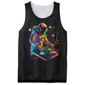 Astronaut Dj Djing In Space Edm Cool Graphic Mesh Reversible Basketball Jersey Tank