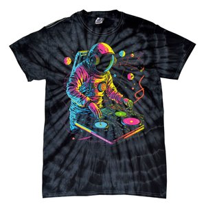 Astronaut Dj Djing In Space Edm Cool Graphic Tie-Dye T-Shirt