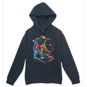 Astronaut Dj Djing In Space Edm Cool Graphic Urban Pullover Hoodie