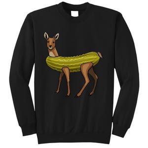 A Dill Doe Funny Women Pickle Deer Love Foodie Sweatshirt