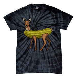 A Dill Doe Funny Women Pickle Deer Love Foodie Tie-Dye T-Shirt