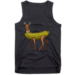 A Dill Doe Funny Women Pickle Deer Love Foodie Tank Top