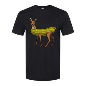 A Dill Doe Funny Women Pickle Deer Love Foodie Softstyle CVC T-Shirt