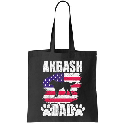 Akbash Dad Dog Lover American Us Flag Bag