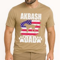 Akbash Dad Dog Lover American Us Flag Cooling Performance Crew T-Shirt