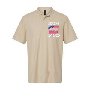 Akbash Dad Dog Lover American Us Flag Softstyle Adult Sport Polo