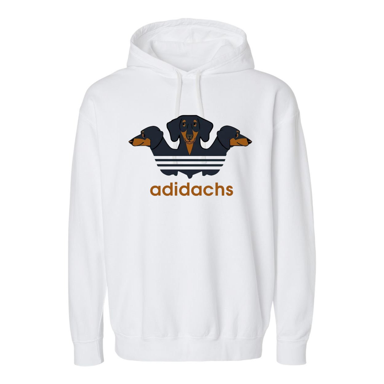 Adidachs Daschund, Daschund Lover Gift Garment-Dyed Fleece Hoodie