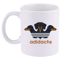 Adidachs Daschund, Daschund Lover Gift 11oz C Handle Ceramic Mug