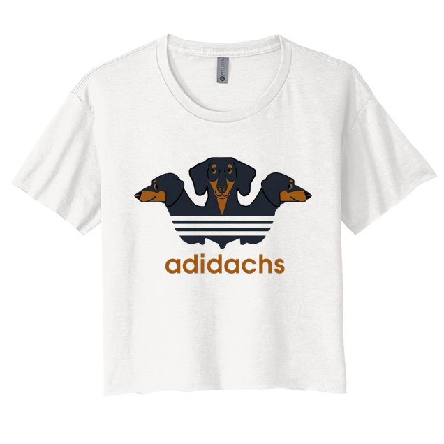 Adidachs Daschund, Daschund Lover Gift Crop Top