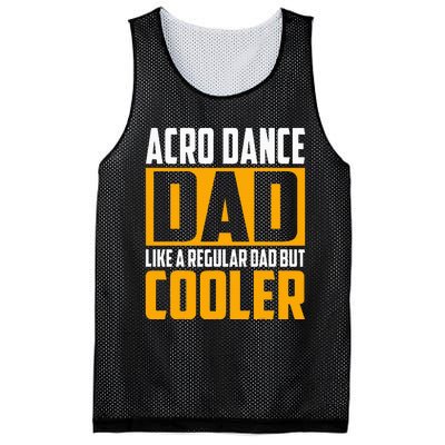 Acro Dance Dad Like A Regular Dad But Cooler Mesh Reversible Basketball Jersey Tank