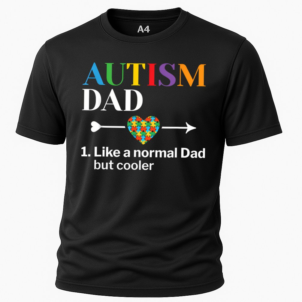 Autism Dad Definition World Autism Awareness Day Performance Shirt
