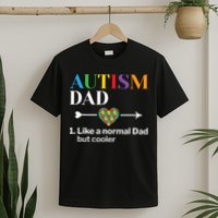 Autism Dad Definition World Autism Awareness Day T-Shirt